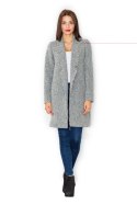 Płaszcz Damski Model M527 Grey - Figl Figl Płaszcz Damski Model M527 Grey - Figl Figl