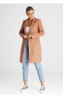 Płaszcz Damski Model M989 Beige - Figl Figl Płaszcz Damski Model M989 Beige - Figl Figl