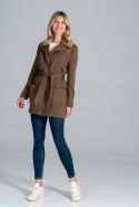 Płaszcz Model M814 Brown - Figl Figl Płaszcz Model M814 Brown - Figl Figl