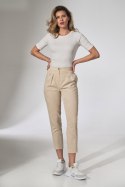 Spodnie Damskie Model M742 Beige - Figl Figl Spodnie Damskie Model M742 Beige - Figl Figl
