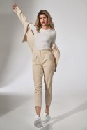 Spodnie Damskie Model M742 Beige - Figl Figl Spodnie Damskie Model M742 Beige - Figl Figl