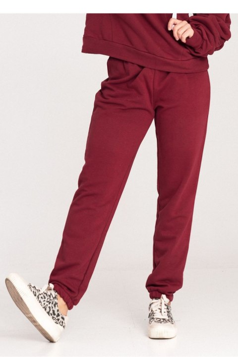 Spodnie Dresowe Model M1056 Bordo - Figl Figl Spodnie Dresowe Model M1056 Bordo - Figl Figl