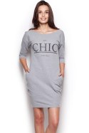 Sukienka Model 312 Grey - Figl Figl Sukienka Model 312 Grey - Figl Figl