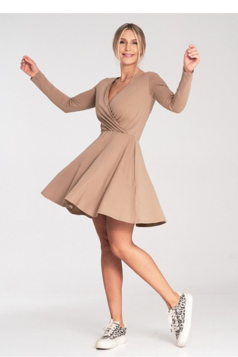 Sukienka Model M1050 Beige - Figl Figl Sukienka Model M1050 Beige - Figl Figl