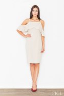 Sukienka Model M478 Beige - Figl Figl Sukienka Model M478 Beige - Figl Figl