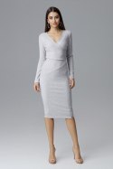 Sukienka Model M637 Grey - Figl Figl Sukienka Model M637 Grey - Figl Figl