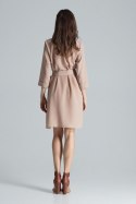 Sukienka Model M680 Beige - Figl Figl Sukienka Model M680 Beige - Figl Figl