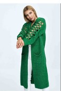 Sweter Kardigan Model M912 Green - Figl Figl Sweter Kardigan Model M912 Green - Figl Figl
