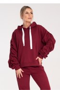 Bluza Damska Model M1055 Bordo - Figl Figl Bluza Damska Model M1055 Bordo - Figl Figl