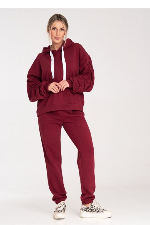 Bluza Damska Model M1055 Bordo - Figl Figl Bluza Damska Model M1055 Bordo - Figl Figl