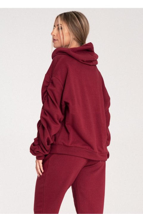 Bluza Damska Model M1055 Bordo - Figl Figl Bluza Damska Model M1055 Bordo - Figl Figl