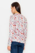 Bluza Damska Model M541 Wzór 57 White - Figl Figl Bluza Damska Model M541 Wzór 57 White - Figl Figl