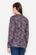 Bluza Damska Model M541 Wzór 59 Black - Figl Figl Bluza Damska Model M541 Wzór 59 Black - Figl Figl