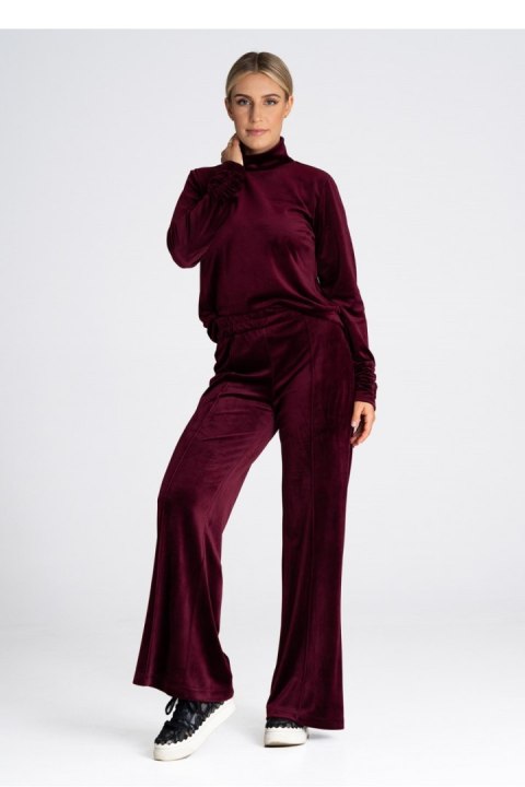 Bluza Damska Model M967 Bordo - Figl Figl Bluza Damska Model M967 Bordo - Figl Figl