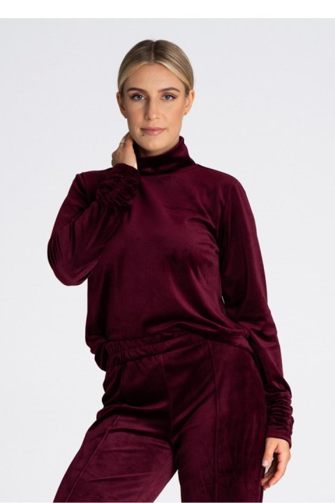 Bluza Damska Model M967 Bordo - Figl Figl Bluza Damska Model M967 Bordo - Figl Figl