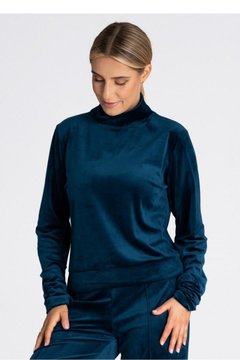 Bluza Damska Model M967 Morski - Figl Figl Bluza Damska Model M967 Morski - Figl Figl