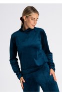 Bluza Damska Model M967 Morski - Figl Figl Bluza Damska Model M967 Morski - Figl Figl
