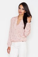 Bluzka Model 371 Pink - Figl Figl Bluzka Model 371 Pink - Figl Figl