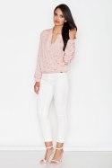 Bluzka Model 371 Pink - Figl Figl Bluzka Model 371 Pink - Figl Figl