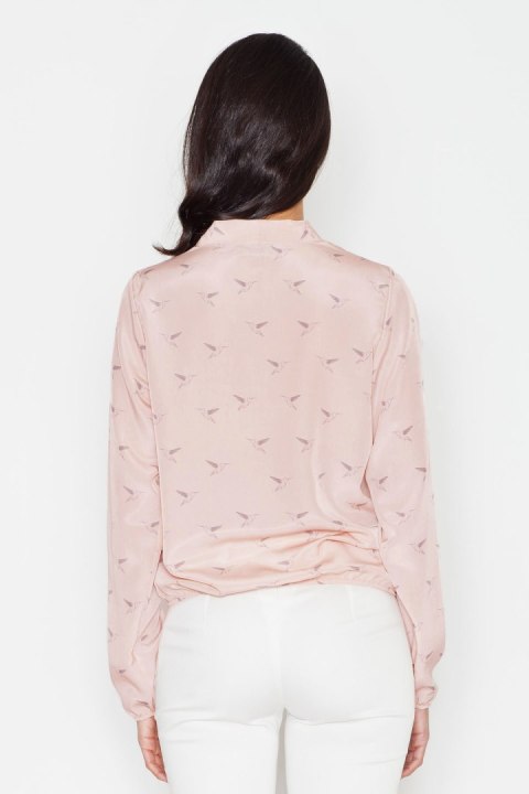Bluzka Model 371 Pink - Figl Figl Bluzka Model 371 Pink - Figl Figl