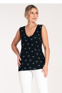 Bluzka Model M1076 Navy - Figl Figl Bluzka Model M1076 Navy - Figl Figl
