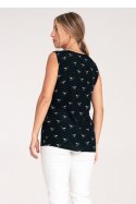 Bluzka Model M1076 Navy - Figl Figl Bluzka Model M1076 Navy - Figl Figl