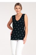 Bluzka Model M1076 Navy - Figl Figl Bluzka Model M1076 Navy - Figl Figl