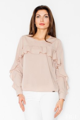 Bluzka Model M466 Beige - Figl Figl