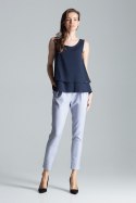 Bluzka Model M679 Navy - Figl Figl Bluzka Model M679 Navy - Figl Figl