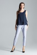 Bluzka Model M679 Navy - Figl Figl Bluzka Model M679 Navy - Figl Figl