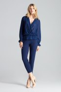 Bluzka Model M690 Navy - Figl Figl Bluzka Model M690 Navy - Figl Figl