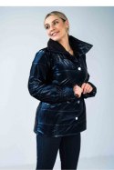 Kurtka Damska Model M933 Navy - Figl Figl Kurtka Damska Model M933 Navy - Figl Figl