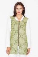 Płaszcz Damski Model M513 Green - Figl Figl Płaszcz Damski Model M513 Green - Figl Figl