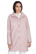 Płaszcz Damski Model M589 Pink - Figl Figl Płaszcz Damski Model M589 Pink - Figl Figl