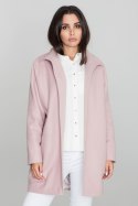 Płaszcz Damski Model M589 Pink - Figl Figl Płaszcz Damski Model M589 Pink - Figl Figl