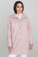 Płaszcz Damski Model M589 Pink - Figl Figl Płaszcz Damski Model M589 Pink - Figl Figl