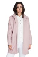 Płaszcz Damski Model M589 Pink - Figl Figl Płaszcz Damski Model M589 Pink - Figl Figl