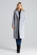 Płaszcz Damski Model M681 Grey - Figl Figl Płaszcz Damski Model M681 Grey - Figl Figl