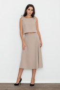 Spódnica Komplet Model M578 Beige - Figl Figl Spódnica Komplet Model M578 Beige - Figl Figl