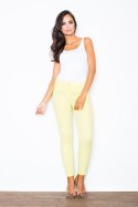 Spodnie Damskie Model 293 Yellow - Figl Figl Spodnie Damskie Model 293 Yellow - Figl Figl