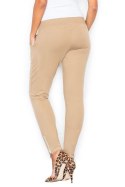 Spodnie Damskie Model 338 Beige - Figl Figl Spodnie Damskie Model 338 Beige - Figl Figl