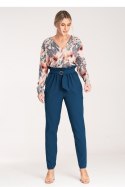 Spodnie Damskie Model M1072 Navy - Figl Figl Spodnie Damskie Model M1072 Navy - Figl Figl