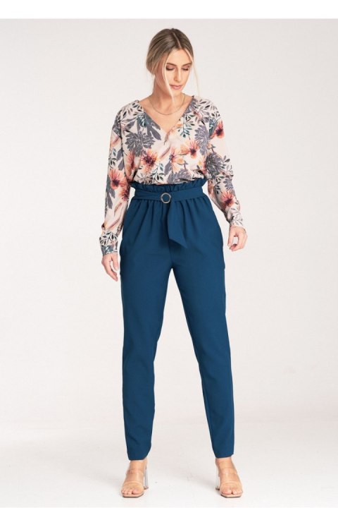 Spodnie Damskie Model M1072 Navy - Figl Figl Spodnie Damskie Model M1072 Navy - Figl Figl