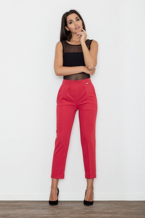 Spodnie Damskie Model M552 Red - Figl Figl Spodnie Damskie Model M552 Red - Figl Figl