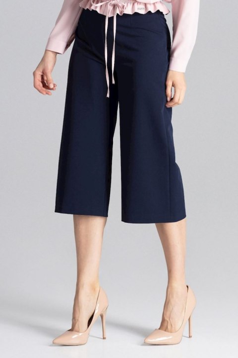 Spodnie Damskie Model M655 Navy - Figl Figl Spodnie Damskie Model M655 Navy - Figl Figl
