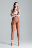 Spodnie Damskie Model M676 Brown - Figl Figl Spodnie Damskie Model M676 Brown - Figl Figl