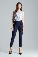 Spodnie Damskie Model M676 Navy - Figl Figl Spodnie Damskie Model M676 Navy - Figl Figl