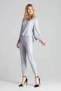Spodnie Damskie Model M689 Grey - Figl Figl Spodnie Damskie Model M689 Grey - Figl Figl