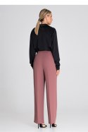 Spodnie Damskie Model M949 Dark Pink - Figl Figl Spodnie Damskie Model M949 Dark Pink - Figl Figl
