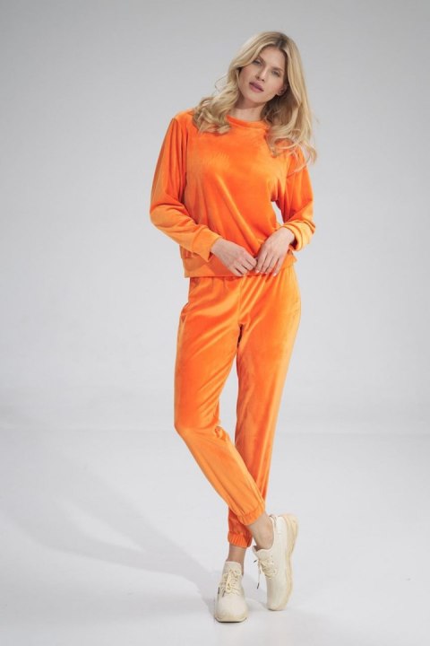 Spodnie Dresowe Model M762 Orange - Figl Figl Spodnie Dresowe Model M762 Orange - Figl Figl